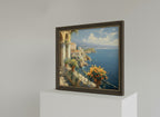 Amalfi Coast Balcony View Framed Poster Print | Classic Scenery Wall Decor