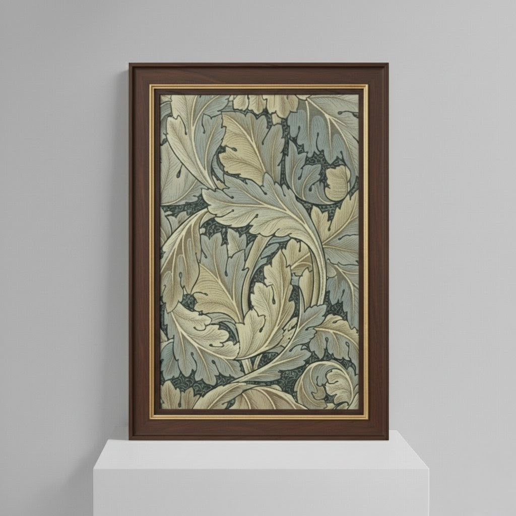 William Morris 'Acanthus' Arts and Crafts Framed Poster