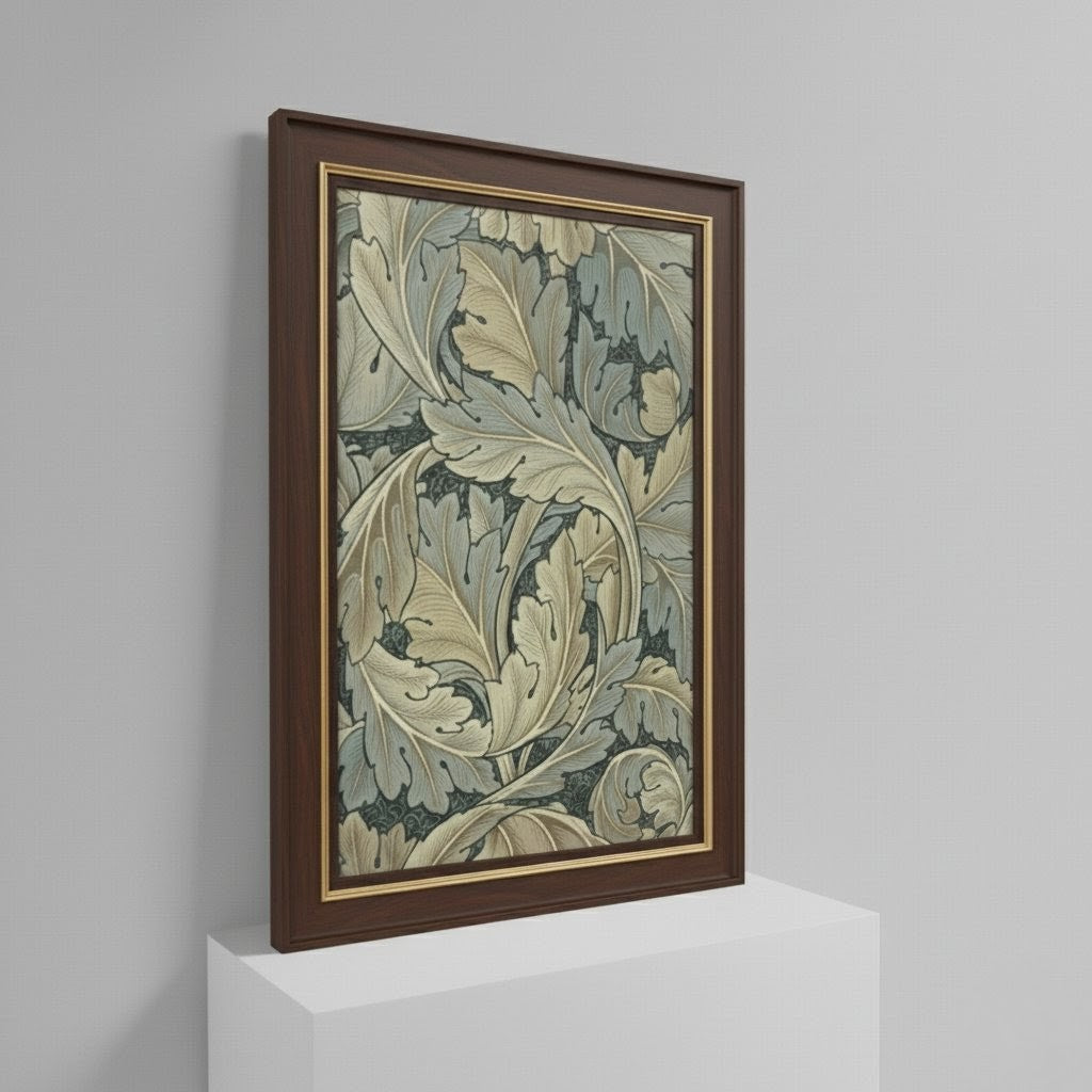 William Morris 'Acanthus' Arts and Crafts Framed Poster