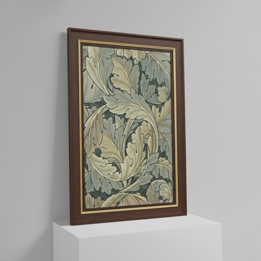 William Morris 'Acanthus' Arts and Crafts Framed Poster
