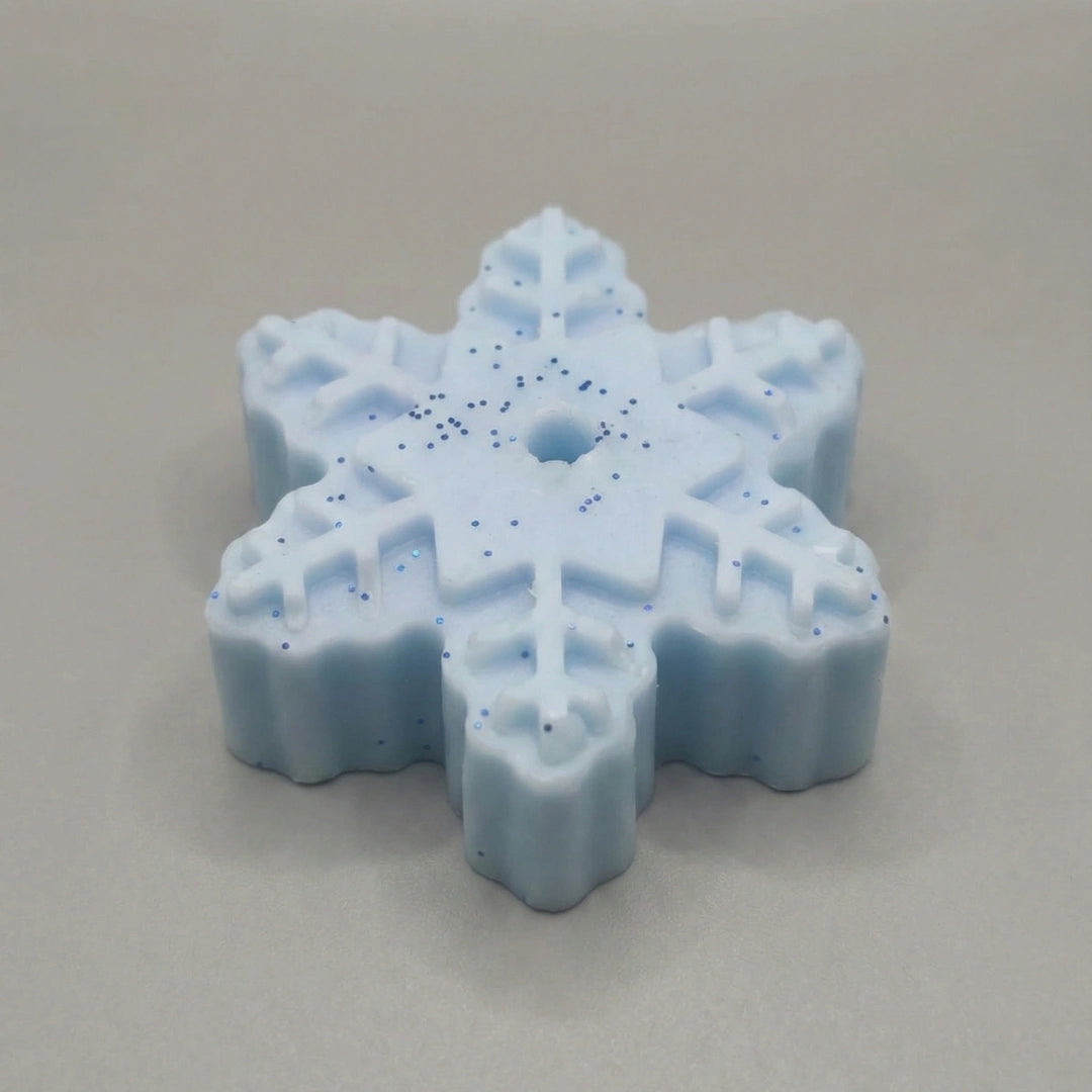 Snowflake Frost Scented Glass Candle | Perfume Candles for Home Decor | Candles for Home Decoration Fragrance