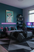 'Nostalgia Mixtape' Illustrated Print | Retro Cassette Head Pop Art for Indie, Aesthetic & Gen Z Decor