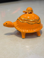 Prosperity Turtle – Hand-Painted Clay Jewelry Box