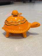 Prosperity Turtle – Hand-Painted Clay Jewelry Box