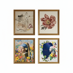 Abstract Floral, Vintage & Surreal Prints for Dining Room/Gallery Wall