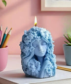 Woman Face Flower Candle for Home Decoration, Aromatherapy Candle Gifts Baskets for Valentine’s Day Anniversary Christmas, and Thanksgiving